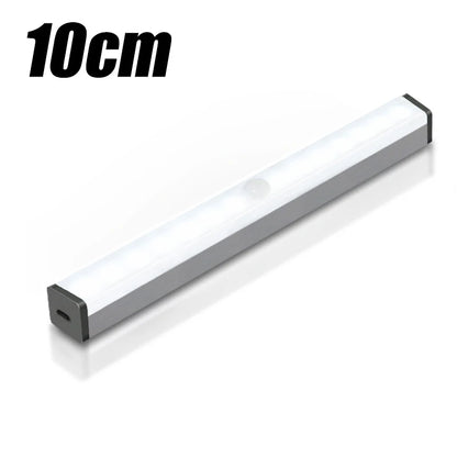 Car Sensor Light for Floor Trunk Hood USB Rechargeable Automatic Induction Light Bar Magnetic Maual/Sensing Mode Lamp