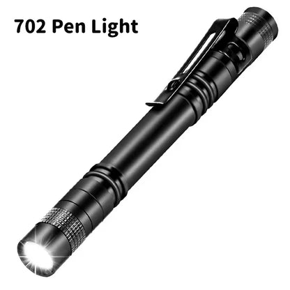 Mini Portable LED Pen Light Pocket Ultra Bright High Lumens Handheld Flashlight Linterna Torch for Camping Outdoor Emergency