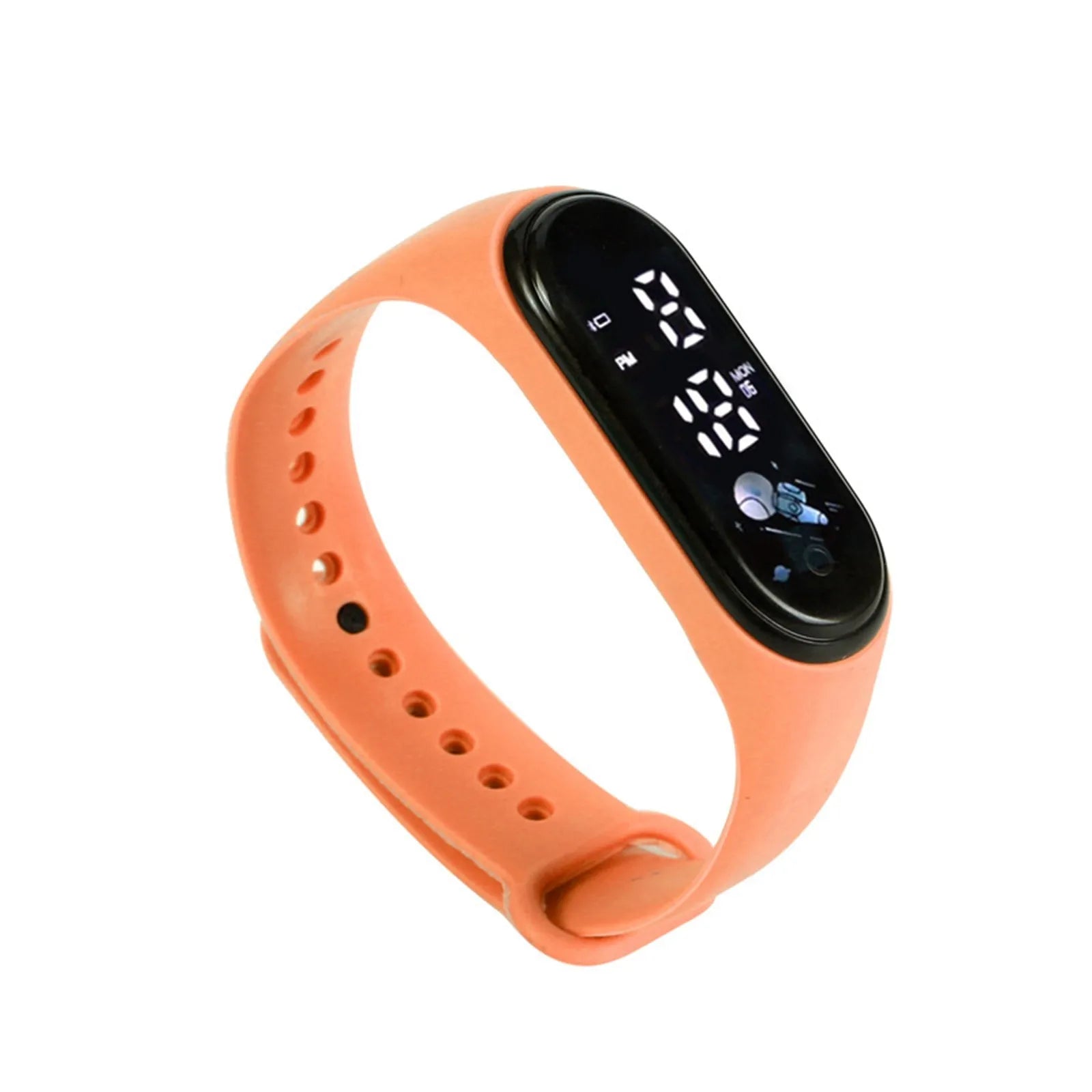 Kawaii Smart Watch for Kids Fashion Outdoor Waterproof Sports Kids' Watches Boy Girls Digital Watches Silicone Montre Enfant