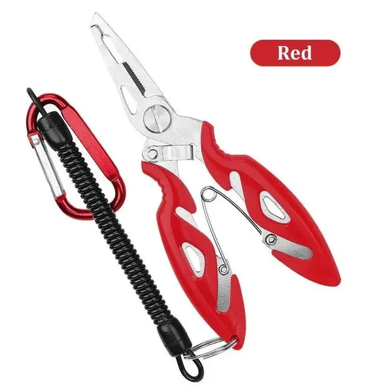 Fishing Pliers Line Cutter Multifunctional Knot Aluminum Alloy Scissors Hook Remover 150G 20CM Fishing Equipment