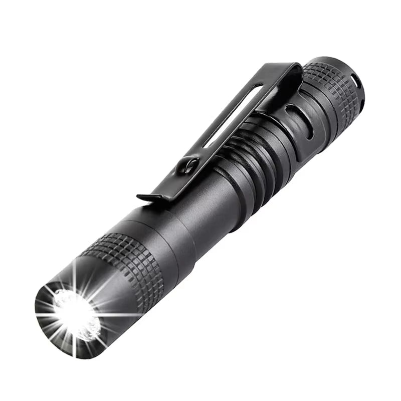 Mini Portable LED Pen Light Pocket Ultra Bright High Lumens Handheld Flashlight Linterna Torch for Camping Outdoor Emergency