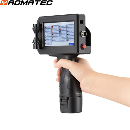 Portable Printer QR Bar Batch Code Date Logo Expiry Label Portable Handheld Jet Thermal Inkjet Printer