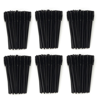 50Pcs Disposable Eyelash Brush Soft Head Crystal Eyebrow Brush Lash Extension Brush Mascara Wand Makeup Tool