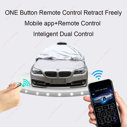 Full Automatic Car Cover Intelligent Remote Control Sun Protection Rain Protection Heat Insulation Car General Sunshade Cover So