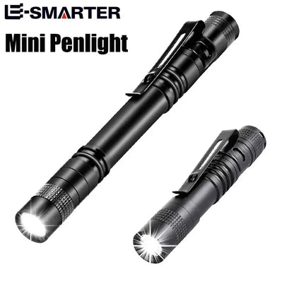 Mini Portable LED Pen Light Pocket Ultra Bright High Lumens Handheld Flashlight Linterna Torch for Camping Outdoor Emergency