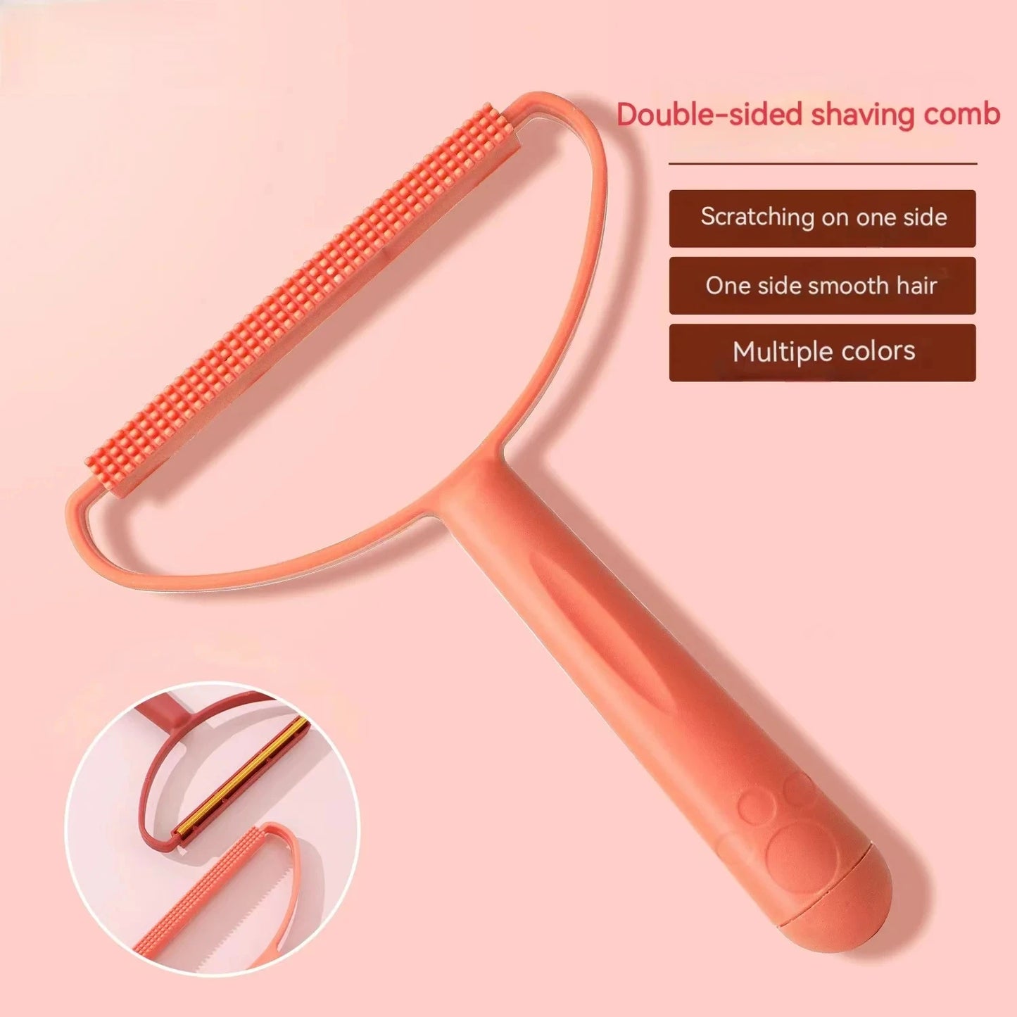 Portable Clothes Lint Roller Remover Lint Fabric Shaver， Removes Pet Hair Lint Particles from Clothes Cleaning Tool