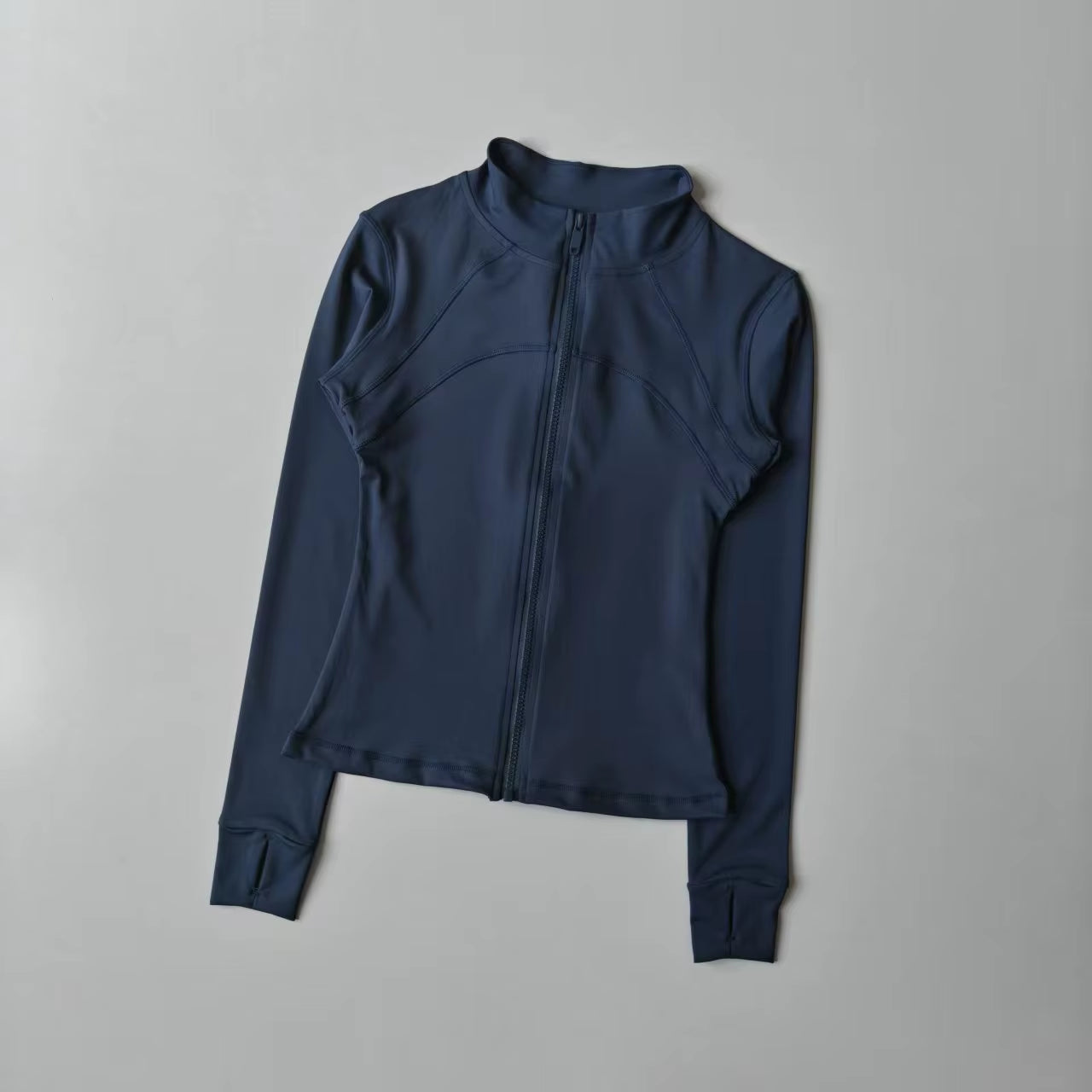 Yoga Suit Women'S High-End Standing Collar Long Sleeved Sports Jacket Running Training Fitness Top Windproof Running Suit