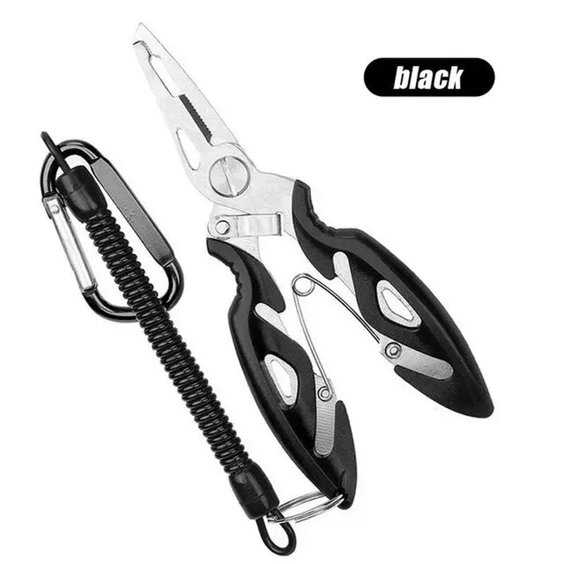 Fishing Pliers Line Cutter Multifunctional Knot Aluminum Alloy Scissors Hook Remover 150G 20CM Fishing Equipment