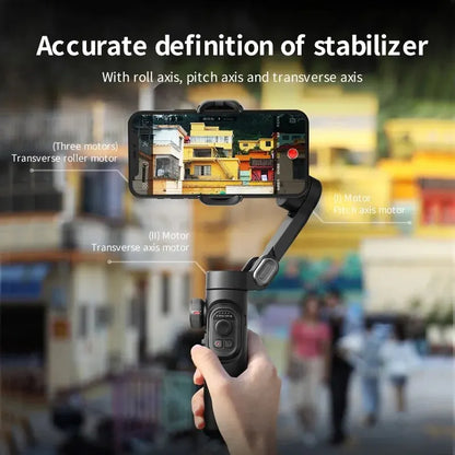 3-Axis Handheld Gimbal Stabilizer Smartxe for Smartphone for Iphone Android AI Face Tracking Tk Vlog