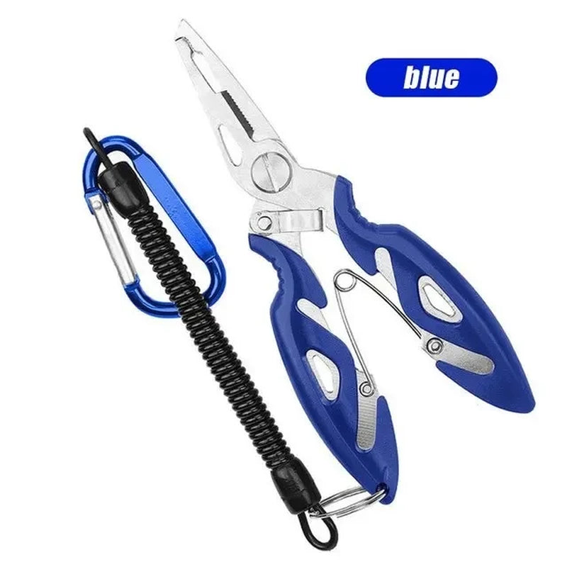 Fishing Pliers Line Cutter Multifunctional Knot Aluminum Alloy Scissors Hook Remover 150G 20CM Fishing Equipment