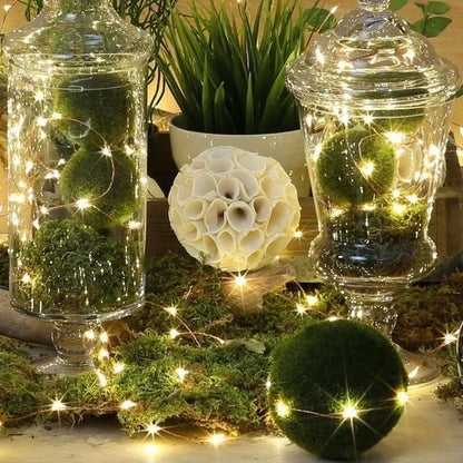 1/5/10Pcs Fairy Lights String Button Battery Light Home Decor Living Bedroom Garden Christmas Wedding New Year Ornament Garland