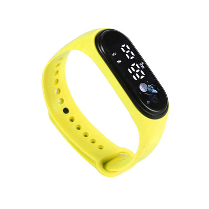 Kawaii Smart Watch for Kids Fashion Outdoor Waterproof Sports Kids' Watches Boy Girls Digital Watches Silicone Montre Enfant