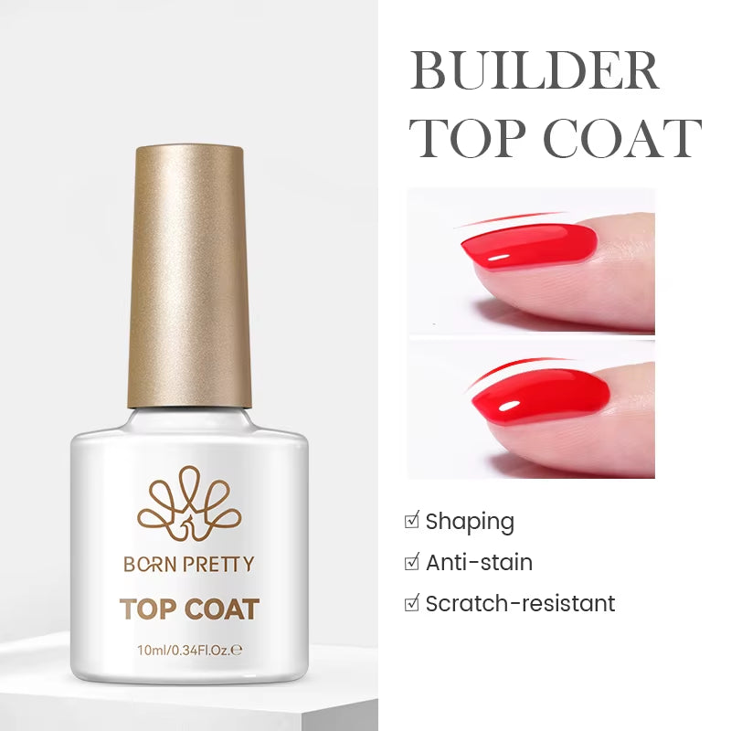 Jelly Nude Gel Nail Polish 10Ml Light Pink Peach Translucent Color UV Light Cure Gel Varnish Nail Art DIY at Home