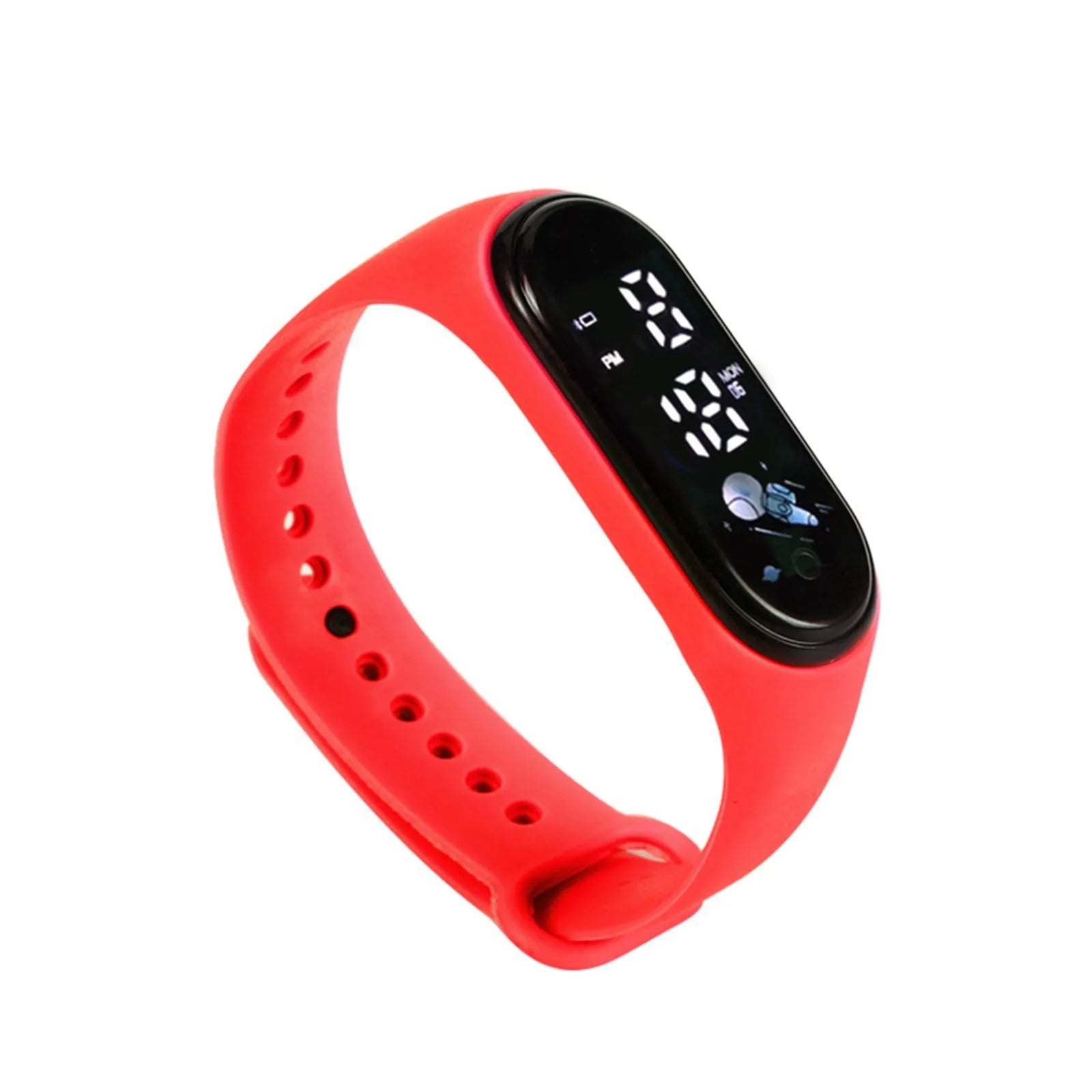 Kawaii Smart Watch for Kids Fashion Outdoor Waterproof Sports Kids' Watches Boy Girls Digital Watches Silicone Montre Enfant