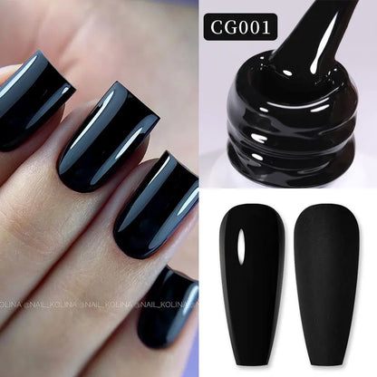 Jelly Nude Gel Nail Polish 10Ml Light Pink Peach Translucent Color UV Light Cure Gel Varnish Nail Art DIY at Home