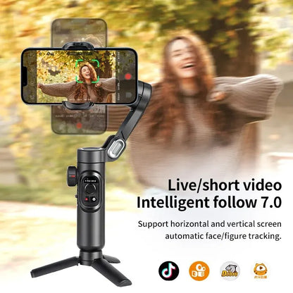 3-Axis Handheld Gimbal Stabilizer Smartxe for Smartphone for Iphone Android AI Face Tracking Tk Vlog