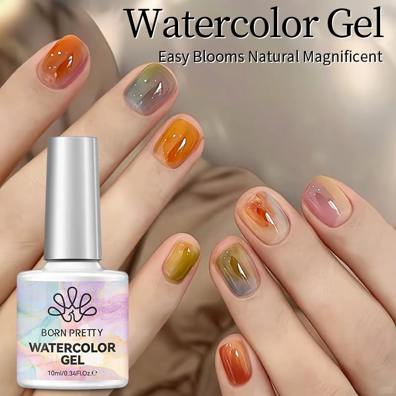 Jelly Nude Gel Nail Polish 10Ml Light Pink Peach Translucent Color UV Light Cure Gel Varnish Nail Art DIY at Home