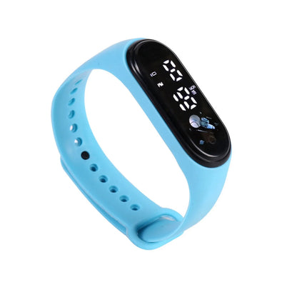 Kawaii Smart Watch for Kids Fashion Outdoor Waterproof Sports Kids' Watches Boy Girls Digital Watches Silicone Montre Enfant