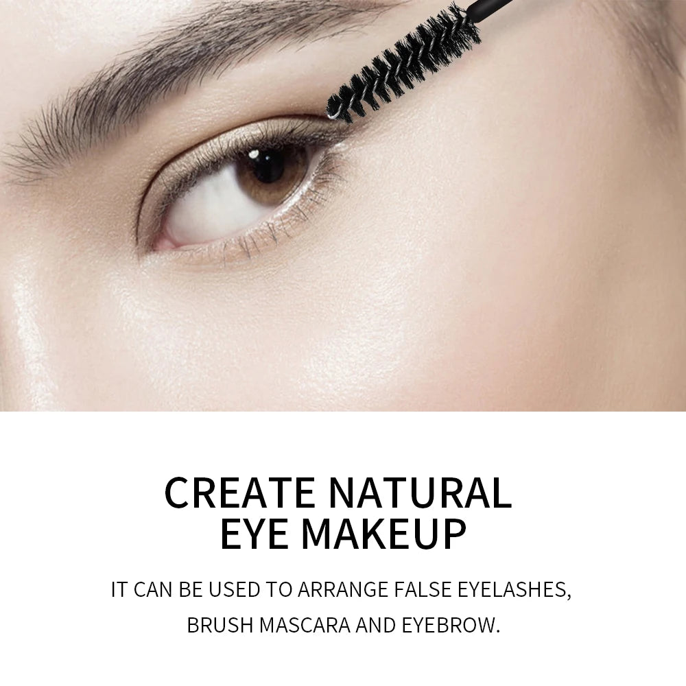 50Pcs Disposable Eyelash Brush Soft Head Crystal Eyebrow Brush Lash Extension Brush Mascara Wand Makeup Tool