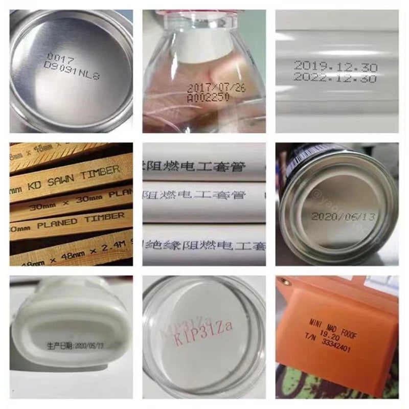 Portable Printer QR Bar Batch Code Date Logo Expiry Label Portable Handheld Jet Thermal Inkjet Printer