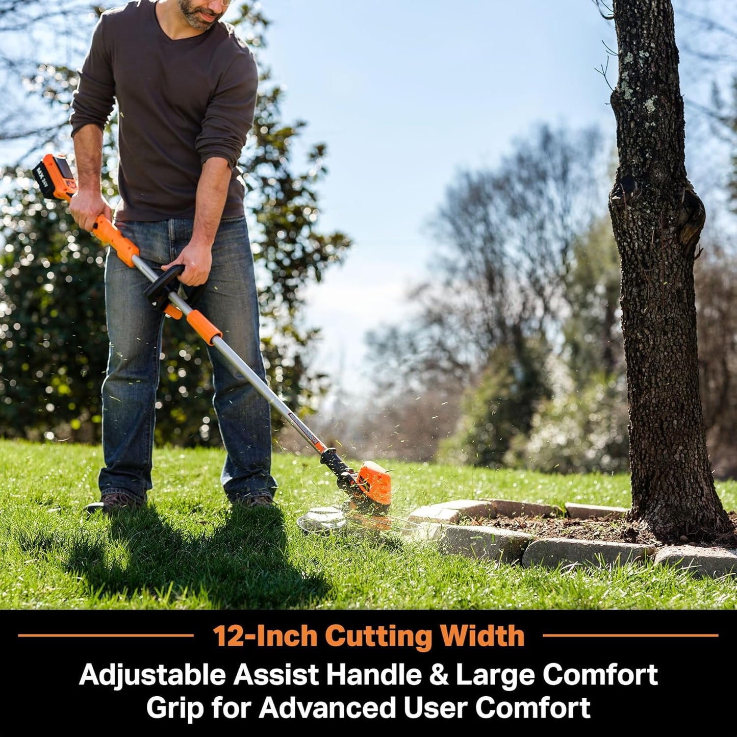 CLGT2412S 24V 12" Cordless String Trimmer 2.0AH Battery & Charger Included