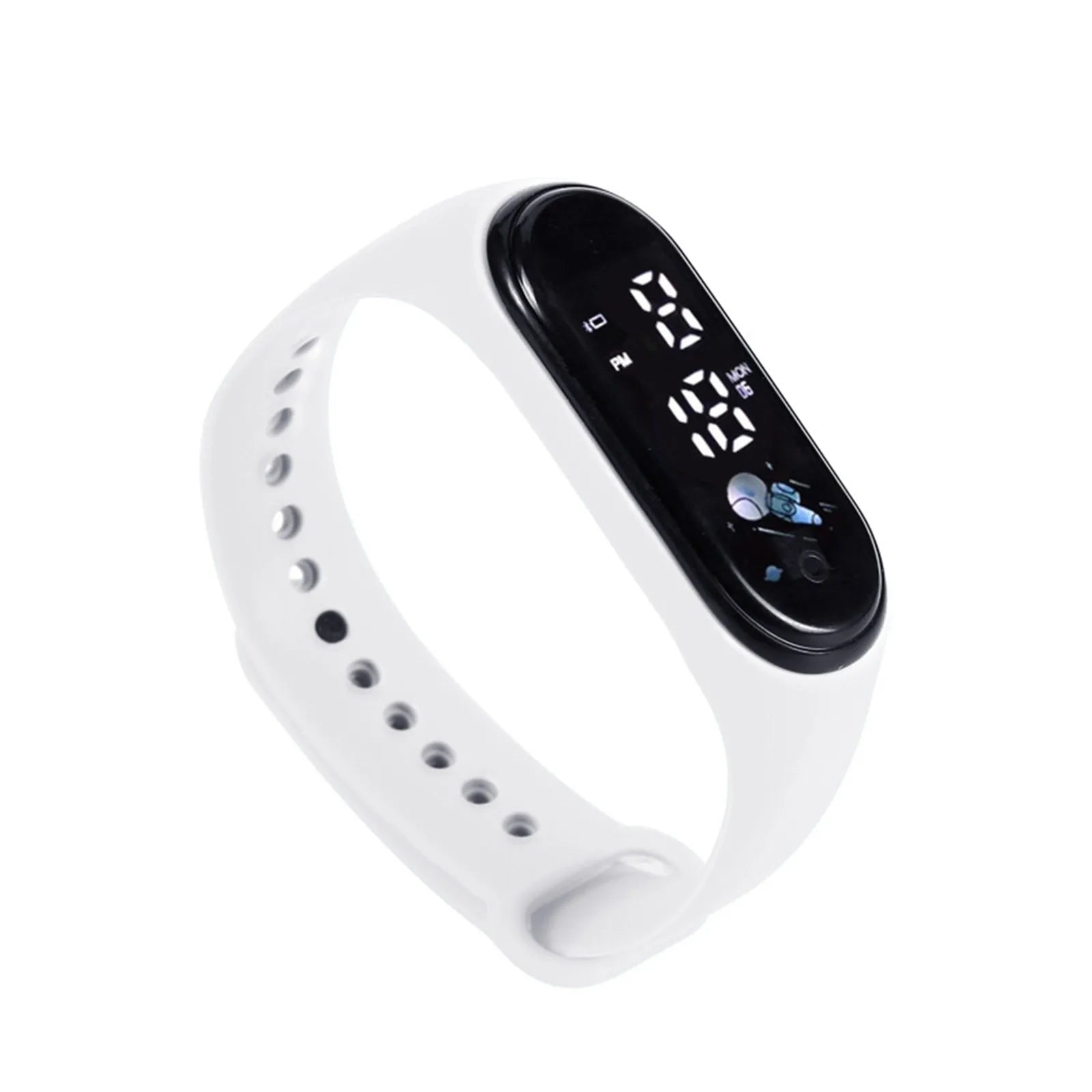 Kawaii Smart Watch for Kids Fashion Outdoor Waterproof Sports Kids' Watches Boy Girls Digital Watches Silicone Montre Enfant