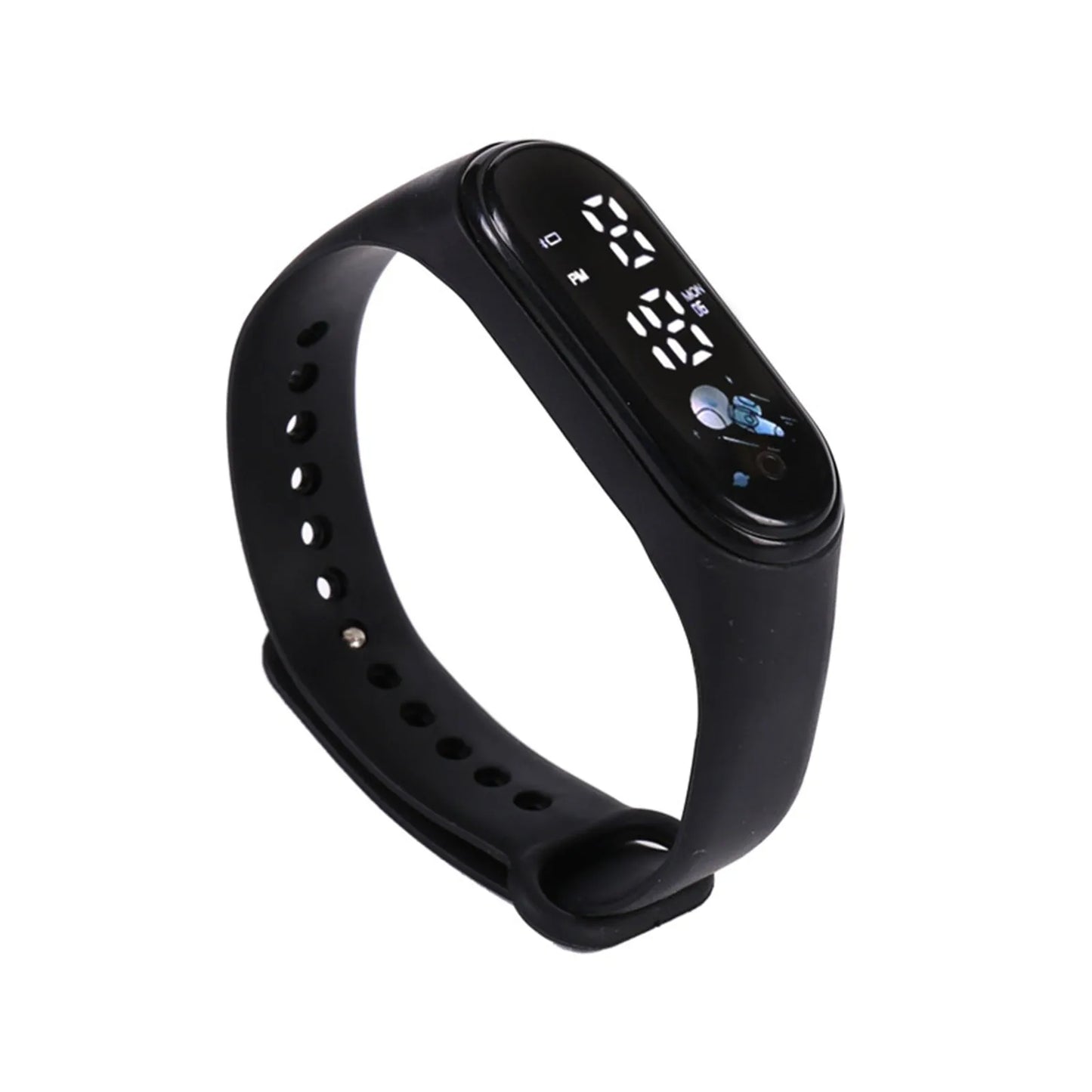 Kawaii Smart Watch for Kids Fashion Outdoor Waterproof Sports Kids' Watches Boy Girls Digital Watches Silicone Montre Enfant