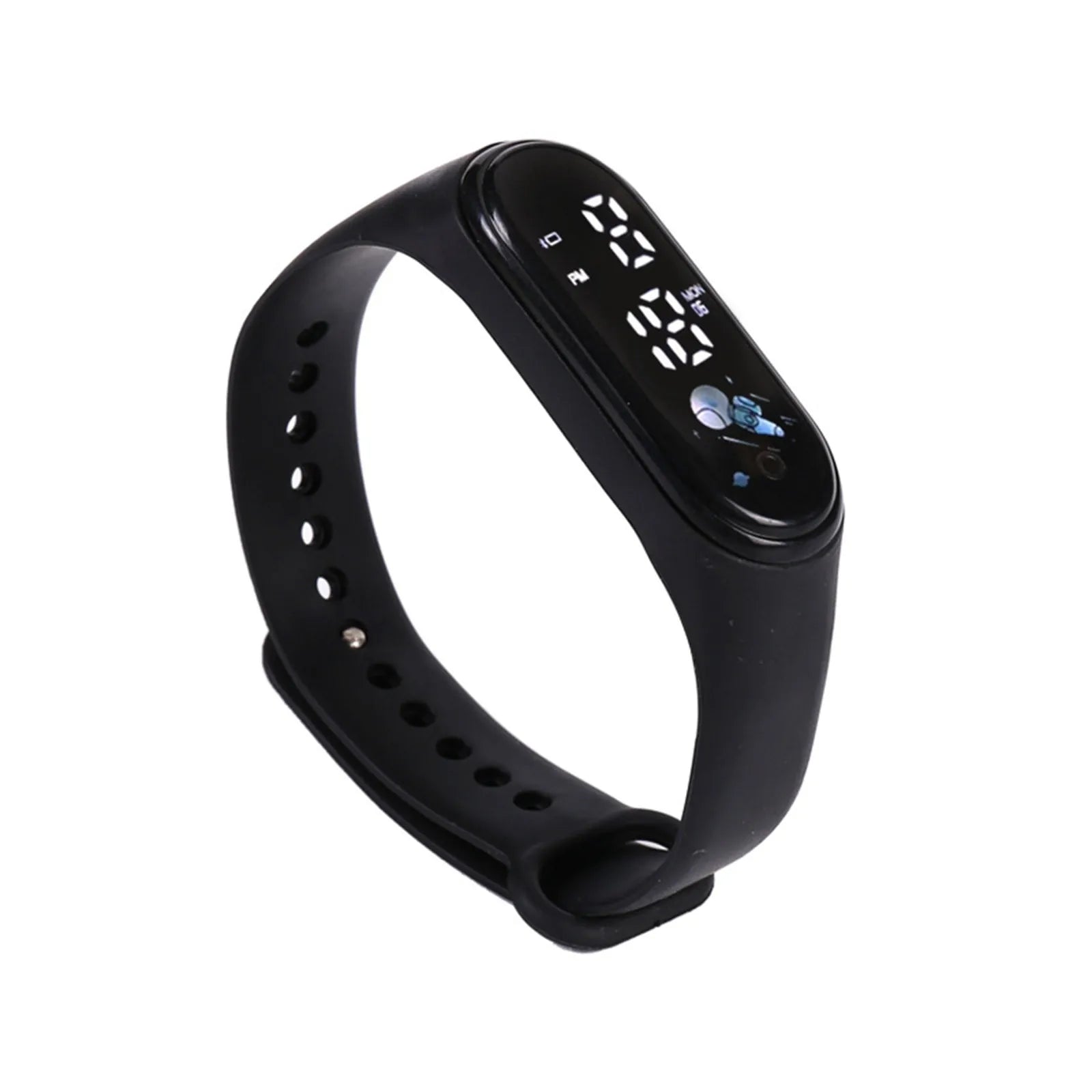 Kawaii Smart Watch for Kids Fashion Outdoor Waterproof Sports Kids' Watches Boy Girls Digital Watches Silicone Montre Enfant