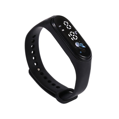 Kawaii Smart Watch for Kids Fashion Outdoor Waterproof Sports Kids' Watches Boy Girls Digital Watches Silicone Montre Enfant